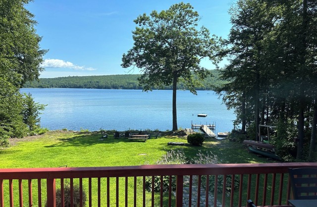 Private Lakefront Getaway With Amazing Views on Great Moose Lake - No Pets.