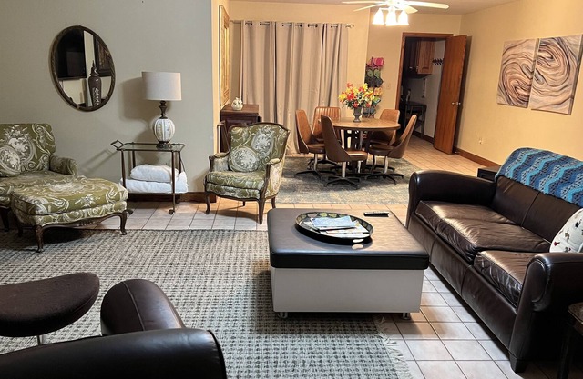 Private lower level -country living within minutes of town