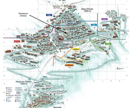 Résidence ATHOS D2-6pers-ALPE D'HUEZ-Centre Station