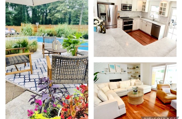 Rare find! Chic cottage, salt water heated pool May 15-Oct15.