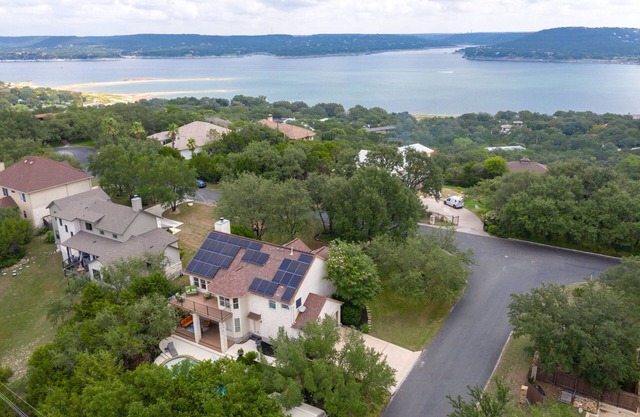 Relax in our beautiful backyard pool. Hop on Lake Travis at nearby marinas