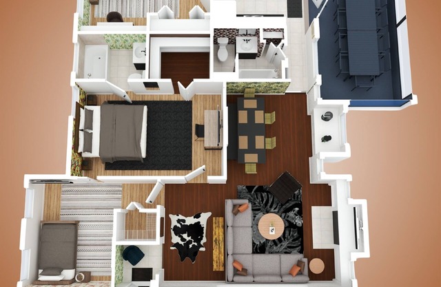 Renovated House with Parking - Palm Wave Stays