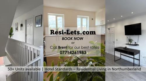 ResiLets - Berwick House - Large 4 Bed Townhouse - Contractor stays