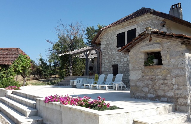 Restored french rural country cottage with heated pool and peaceful grounds