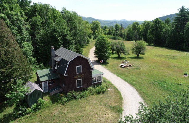RESTORED HISTORIC ADIRONDACK CAMP: VIEWS OF NEARBY GORE MOUTAIN, PRIVACY, HISTOR