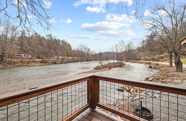 Riverfront Cabin, Fish, Hike & 5 Min to Sylva
