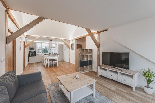 Rodinný apartmán se zahradou a vířivkou