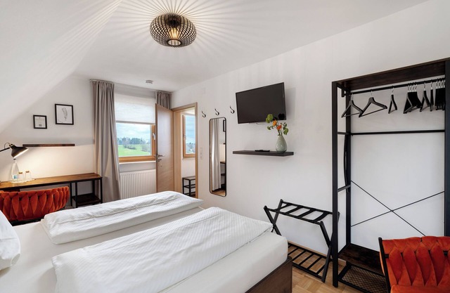 Room 'Doppelzimmer 6 Premium' with Shared Terrace, Shared Garden and Wi-Fi