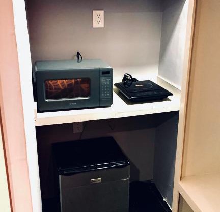 Room with free parking inside
