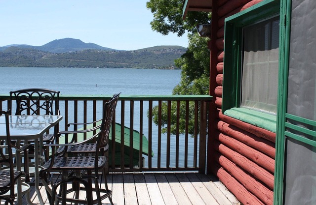 Rustic 1930s Log Cabin Sleeps Seven in Private Estate Setting