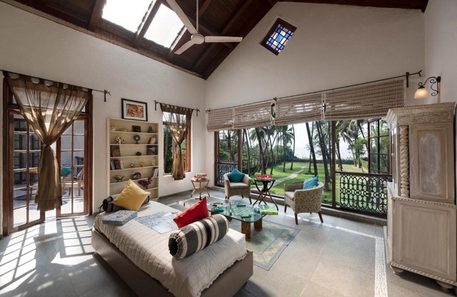 SaffronStays Thalassea, Alibaug - picturesque sea-facing villa with colonial decor