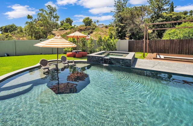 SD Family Getaway Pool Spa near Lake and Trails