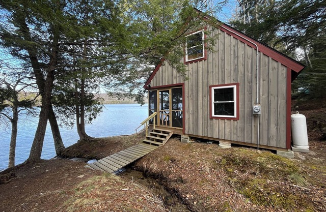 Secluded Cabin on Spring River Lake in Cherryfield Maine