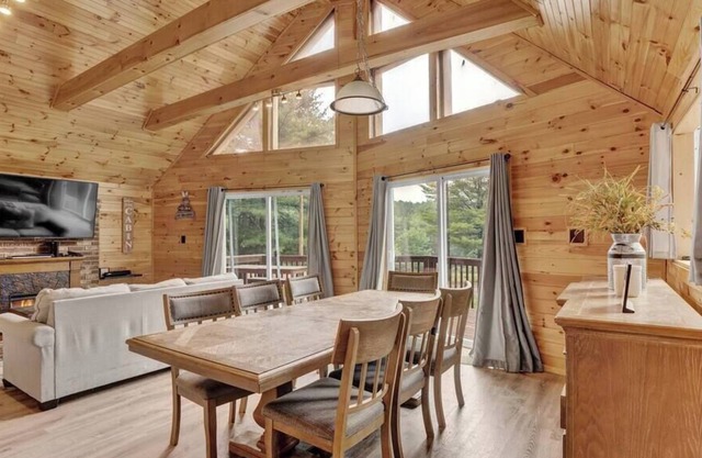 Secluded Stream Front Log Cabin | HotTub | FirePit