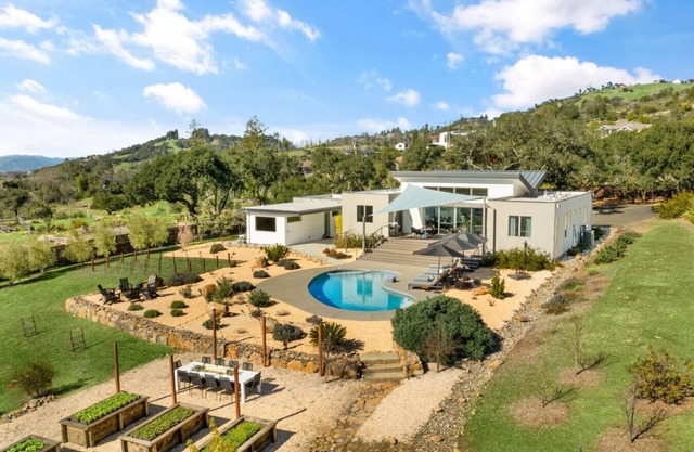 Secluded Wine Country Luxury | Vineyard Views, Saltwater Pool, Sauna, Game Room