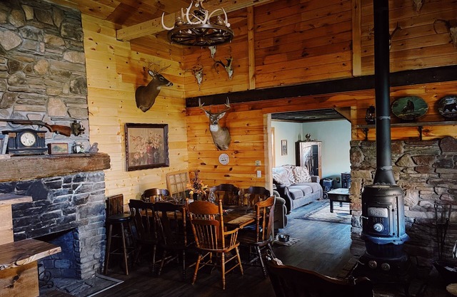 Serene Cabin Retreat on 82 private acres. Pet friendly