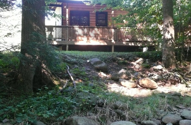 Small, quiet, romantic, reasonably priced cabin, next to a great trout stream