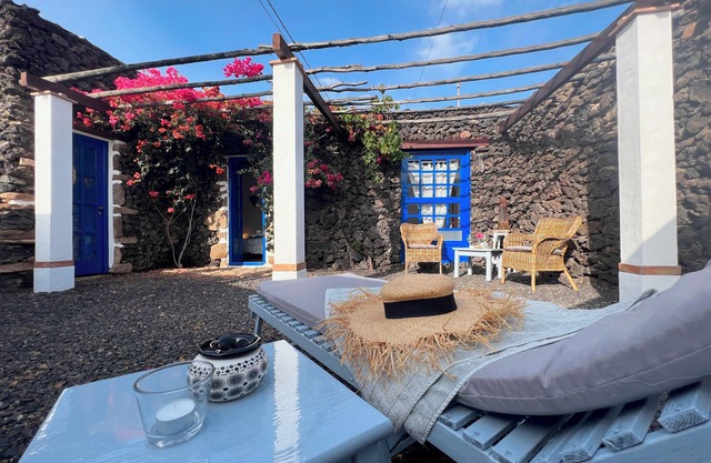 Small, stylishly furnished finca with two private secluded gardens