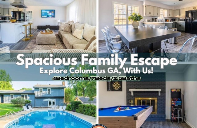 Spacious Family Escape | 4Br | Private Pool | Games