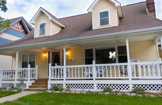 Spacious home in town One block from beach