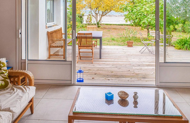 Spend a relaxing time with your extended family in this spacious vacation home by the sea.