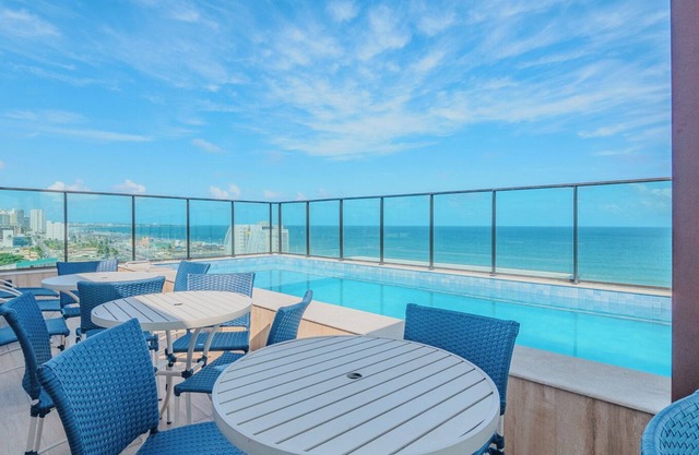 Stúdio com Wi-Fi próximo do mar com vista incrível