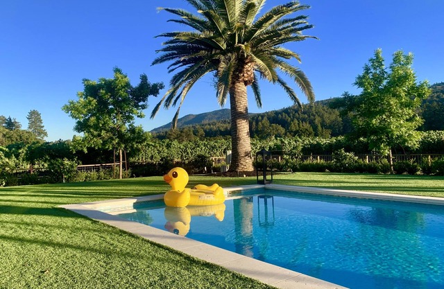 St Helena luxury estate with 360 vineyard views and best location for walking.