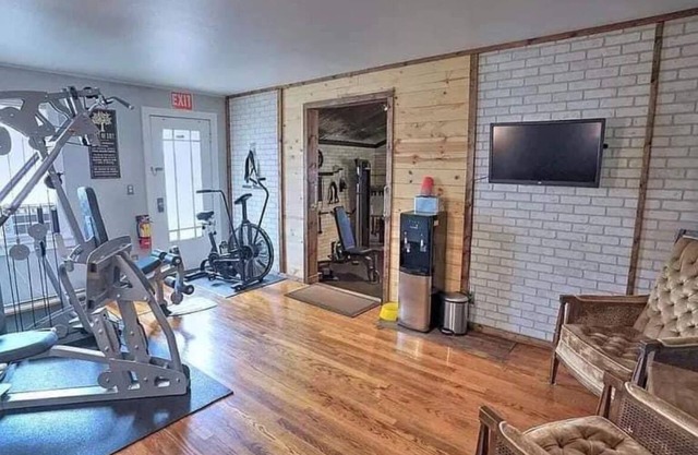Steps from Notre Dame, complete with workout studio and hot tub for your use!