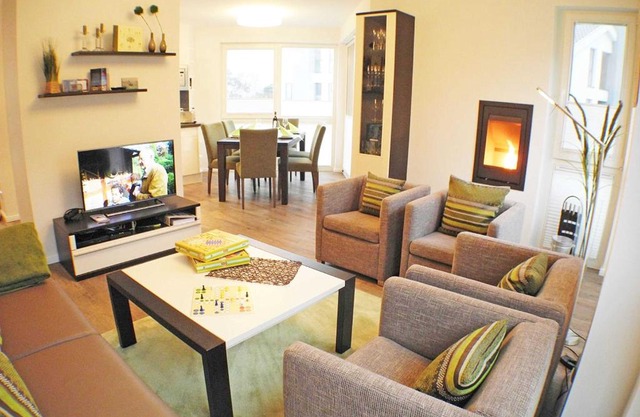 Strandvilla Baabe - Maisonette "Sonnenwiege" mit Sauna und Whirlpool