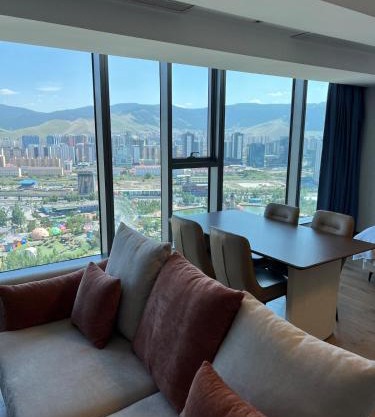 Studio apartment at Peak Vue Residences, Shangri-La Centre, Ulaanbaatar