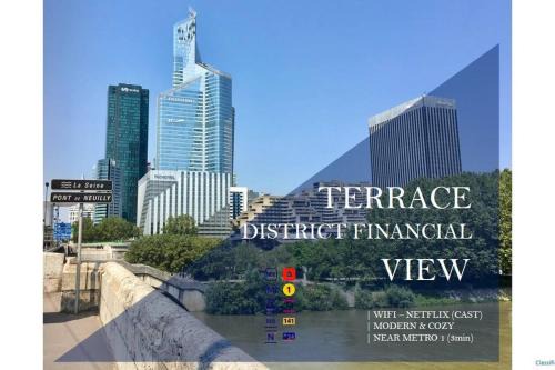 Studio & Expansive Terrace: Urban Oasis in Paris!