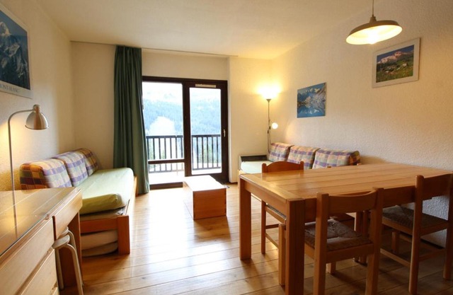 Studio pour 5 personnes avec balcon, proche des pistes et commerces - Résidence Andromède, Flaine Forêt - FR-1-687-93
