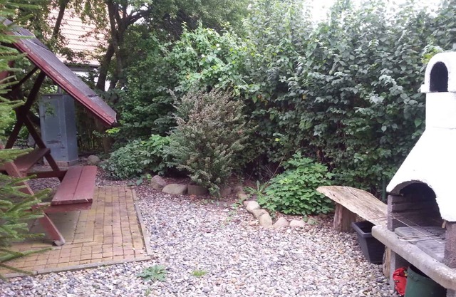 Studio with barbecue terrace