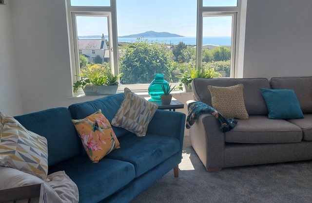 Stunning house in Church Bay with sea views and dog friendly