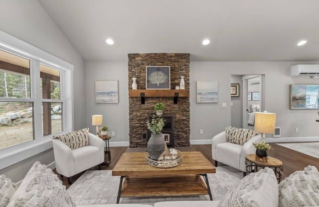 Stunning new ranch style 3-bedroom home with year-round beach club access.