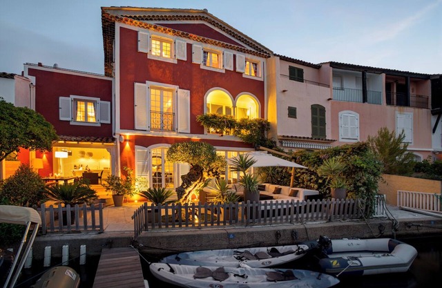 Stunning waterfront home, with mooring, in Port Grimaud.