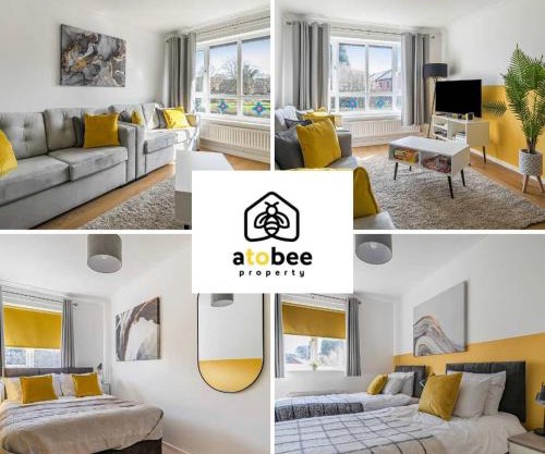 Stylish 2BR Apartment near MCR Airport
