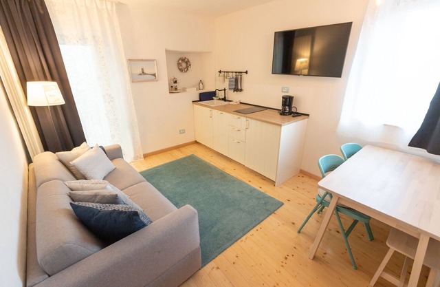 Suite with kitchen and view of Lake Maggiore