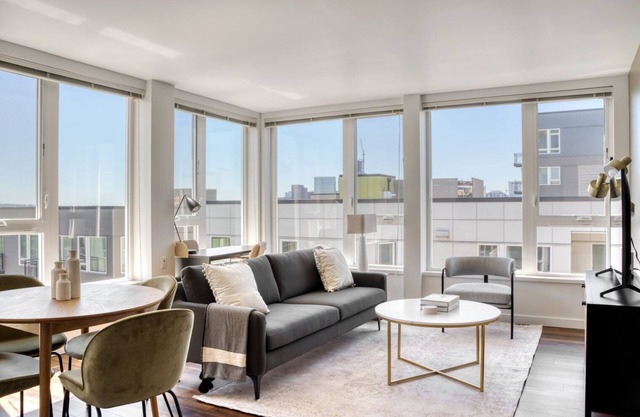 Sunlit Bellevue 2BR w/Gym & W/D, near Spring District, by Blueground