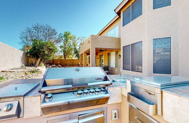 Sunny & spacious getaway with private pool, game room, & balcony - near parks