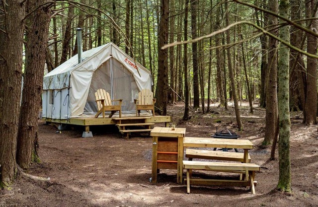 Tentrr Signature Site - Purple Haze at the Tentrr Catskill Retreat - Single Camp