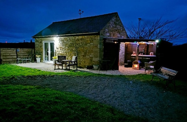 The Hideaway with hot tub