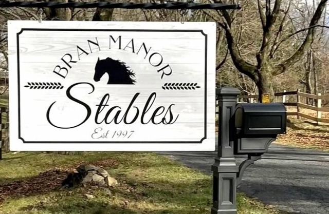 “The Manor House” historic home on 15 acres at Bran Manor Equine Sanctuary.