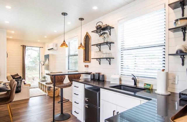 The Newtonian Tiny Container Home Near Magnolia