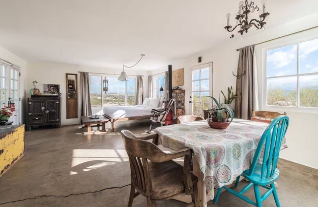 The Original Joshua Tree Homesteader Cabin + Hot Tub