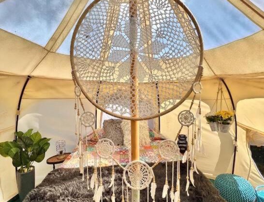 The Pisces-a stargazing, luxury glamping tent