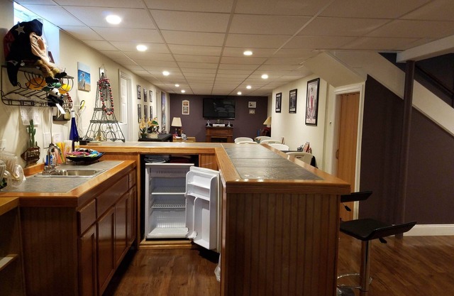 Three floors of spacious living, centrally located.