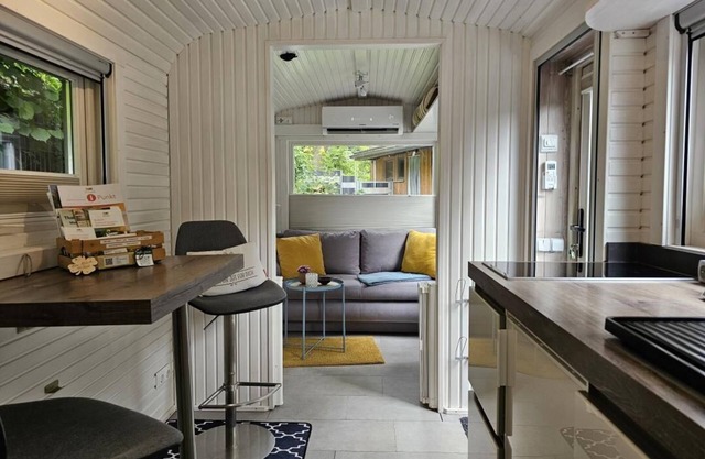 Tiny house on the Bentheim cliffs