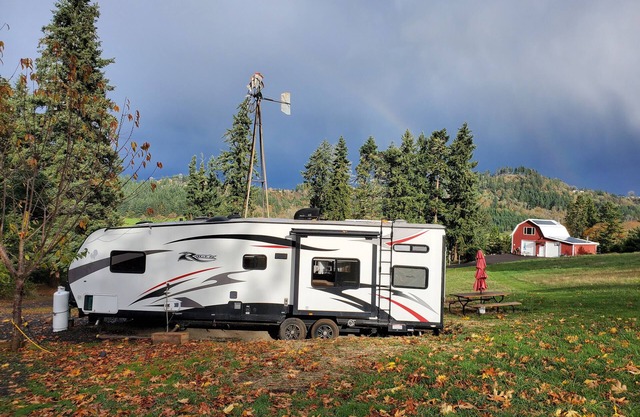 Toyhauler trailer rental at Carsner Tree Farm (CTF)