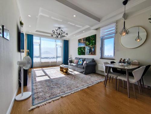 Tsengeldekh:Cozy 1 BR Apt Queen bed Naadam stadium